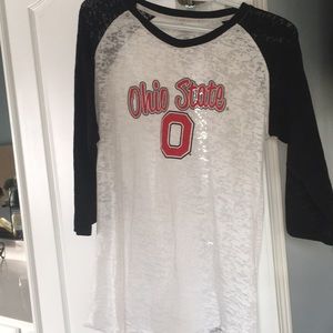 Ohio State 3/4 sleeve shirt